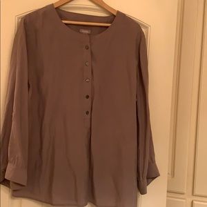 Chico’s tan/light brown tunic size 3 like new